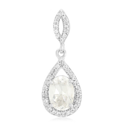 Pendentif en argent et Goshénite