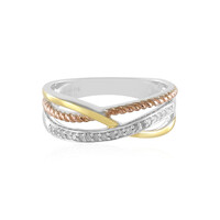 Bague en argent et Diamant I3 (J)