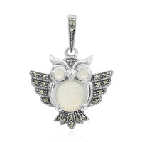 Pendentif en argent et Pierre de Lune