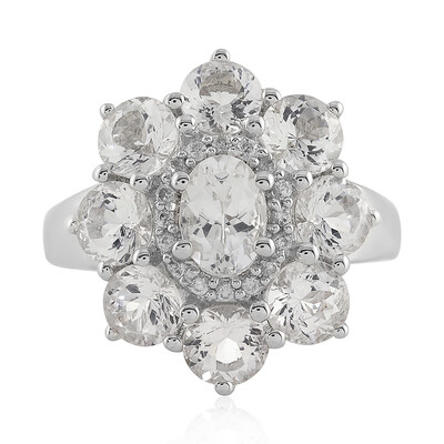 Bague en argent et Danburite