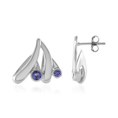 Boucles d'oreilles en argent et Tanzanite (de Melo)