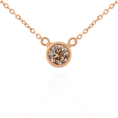 Collier en or et Diamant rose de France VS1 d'Argyle (Annette)
