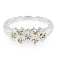 Bague pour homme en argent et Diamant fantaisie