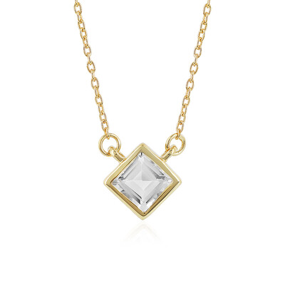 Collier en argent et Topaze blanche