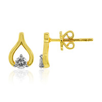 Boucles d'oreilles en or et Diamant SI1 (G)