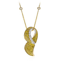Collier en or et Diamant SI2 jaune (CIRARI)