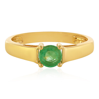 Bague en or et Emeraude de Colombie
