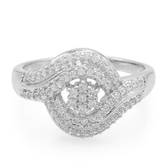 Bague en argent et Zircon