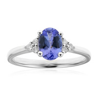 Bague en or et Tanzanite AAA