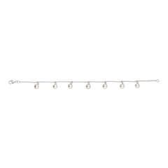 Bracelet en argent et Perle blanche de culture d'eau douce