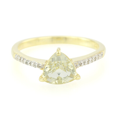 Bague en argent et Béryl de l’Amazonie