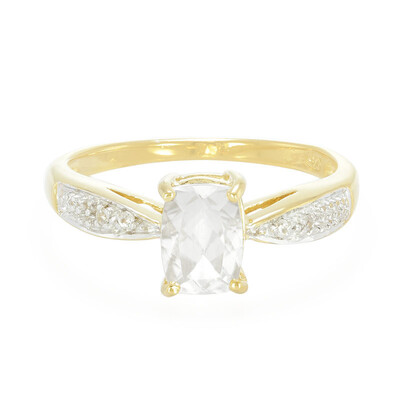 Bague en argent et Béryl de l'Himalaya