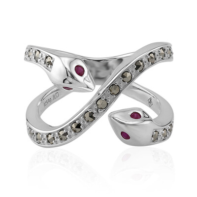 Bague en argent et Rubis (Annette classic)