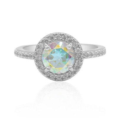 Bague en argent et Topaze Rayon de Lune