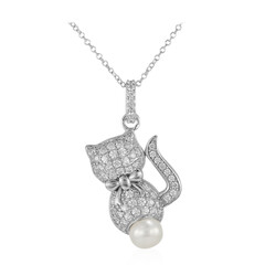Collier en argent et Perle de culture d'eau douce