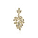 Pendentif en or et Diamant champagne SI2