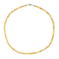 Collier en argent et Citrine