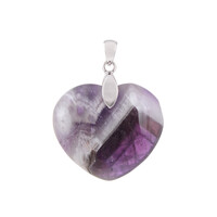 Pendentif en argent et Améthyste
