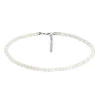 Collier en argent et Pierre de Lune blanche
