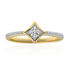 Bague en or et Diamant IF (D)