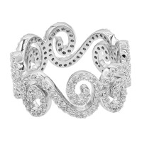 Bague en argent et Zircon
