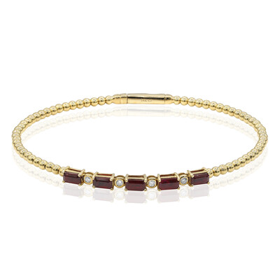Bracelet en or et Rubis AAA du Mozambique (CIRARI)