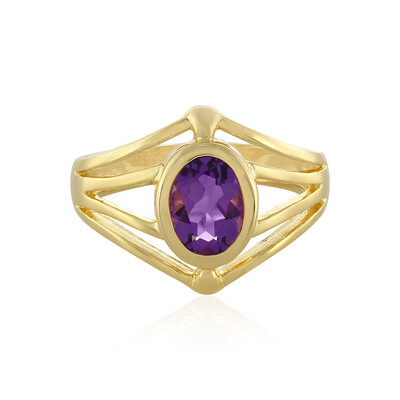 Bague en argent et Améthyste de Sibérie