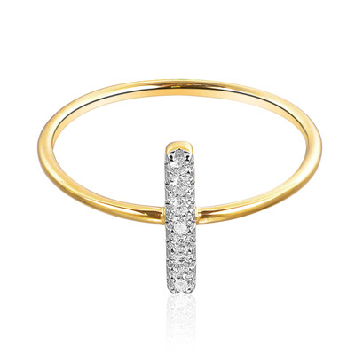 Bague en or et Diamant I3 (I)