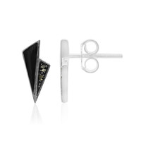 Boucles d'oreilles en argent et Marcassite