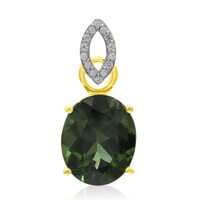 Pendentif en or et Apatite verte (Tenner Diniz)