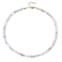 Collier en argent et Béryl fantaisie (Riya)