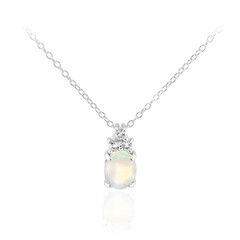 Collier en argent et Opale Welo