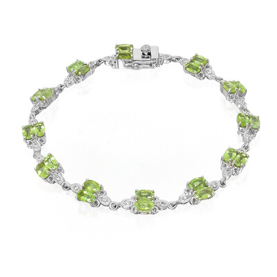 Bracelet en argent et Tourmaline Paraïba