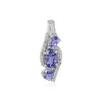 Pendentif en argent et Tanzanite