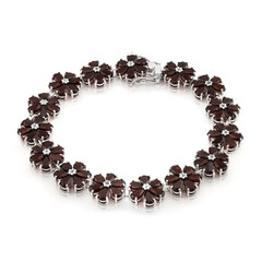 Bracelet en argent et Grenat