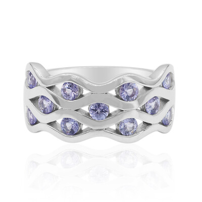 Bague en argent et Tanzanite