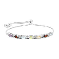 Bracelet en argent et Topaze bleu ciel