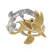 Bague en or et Diamant SI2 jaune (CIRARI)