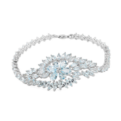 Bracelet en argent et Topaze bleu ciel
