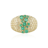 Bague en or et Emeraude de Colombie (Ornaments by de Melo)