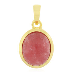 Pendentif en argent et Rhodochrosite