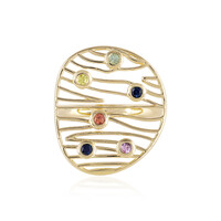 Bague en or et Saphir orange (Ornaments by de Melo)