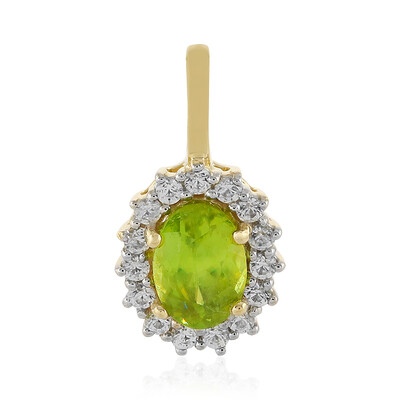 Pendentif en or et Sphène