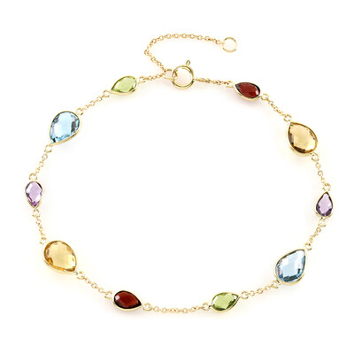 Bracelet en or et Topaze bleu ciel