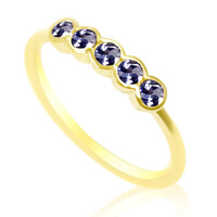 Bague en or et Tanzanite