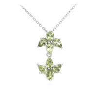 Collier en argent et Tourmaline Paraïba