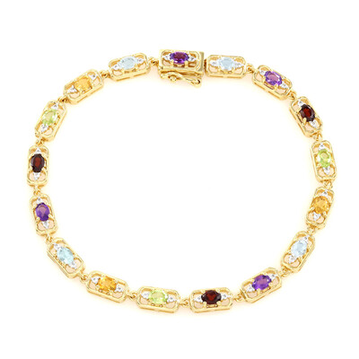 Bracelet en argent et Améthyste de Zambie