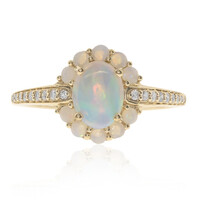 Bague en or et Opale Welo AAA (CIRARI)