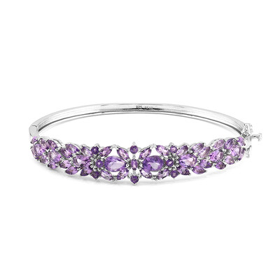 Bracelet en argent et Améthyste