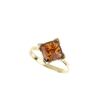 Bague en argent et Ambre baltique